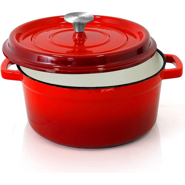 Dutch Oven Pot with Lid 3.6 Quart NutriChef Replacement Part small BLACK Dutch Oven Pot with Lid 3.6 Quart NutriChef Replacement Part small BLACK